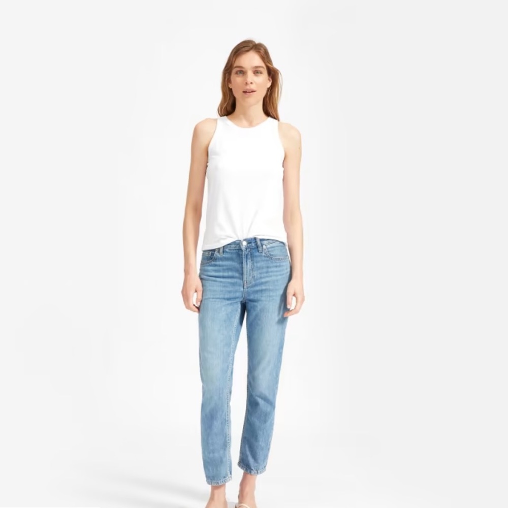 Everlane The Super-Soft Relaxed Jean, Size 24, Light Vintage